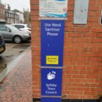 Public hand sanitiser stations out of action after theft