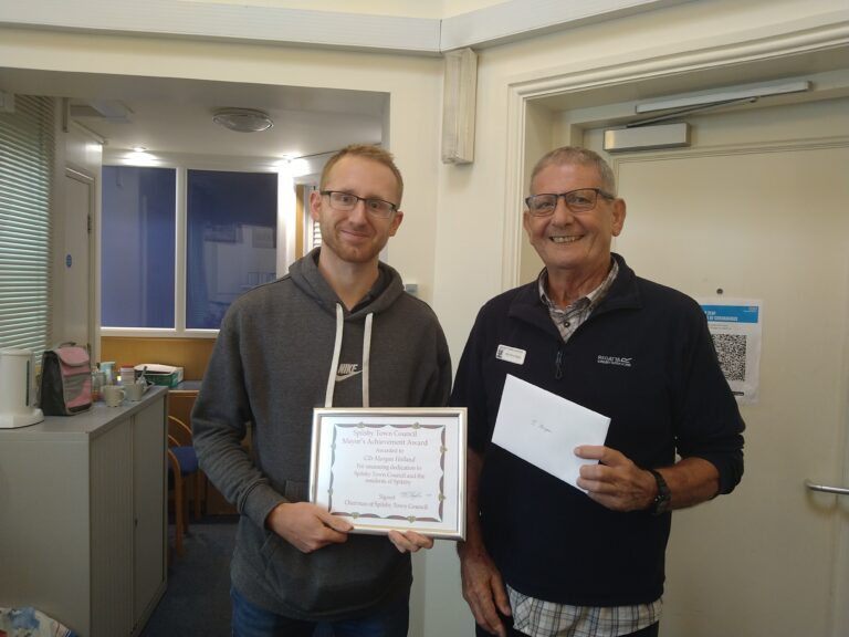 ‘Youngest ever’ Spilsby Town Councillor honoured as he moves on to University