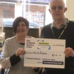 Lincs & Notts Air Ambulance donation from The Original Factory Shop, Spilsby